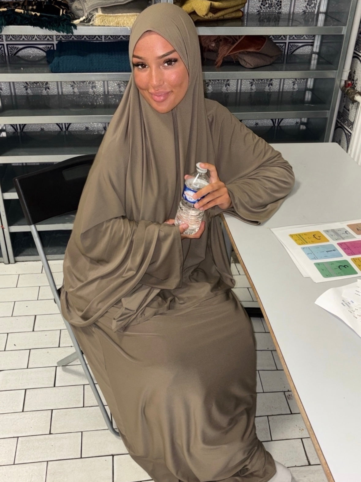 SET DE PRIÈRE CRÈME