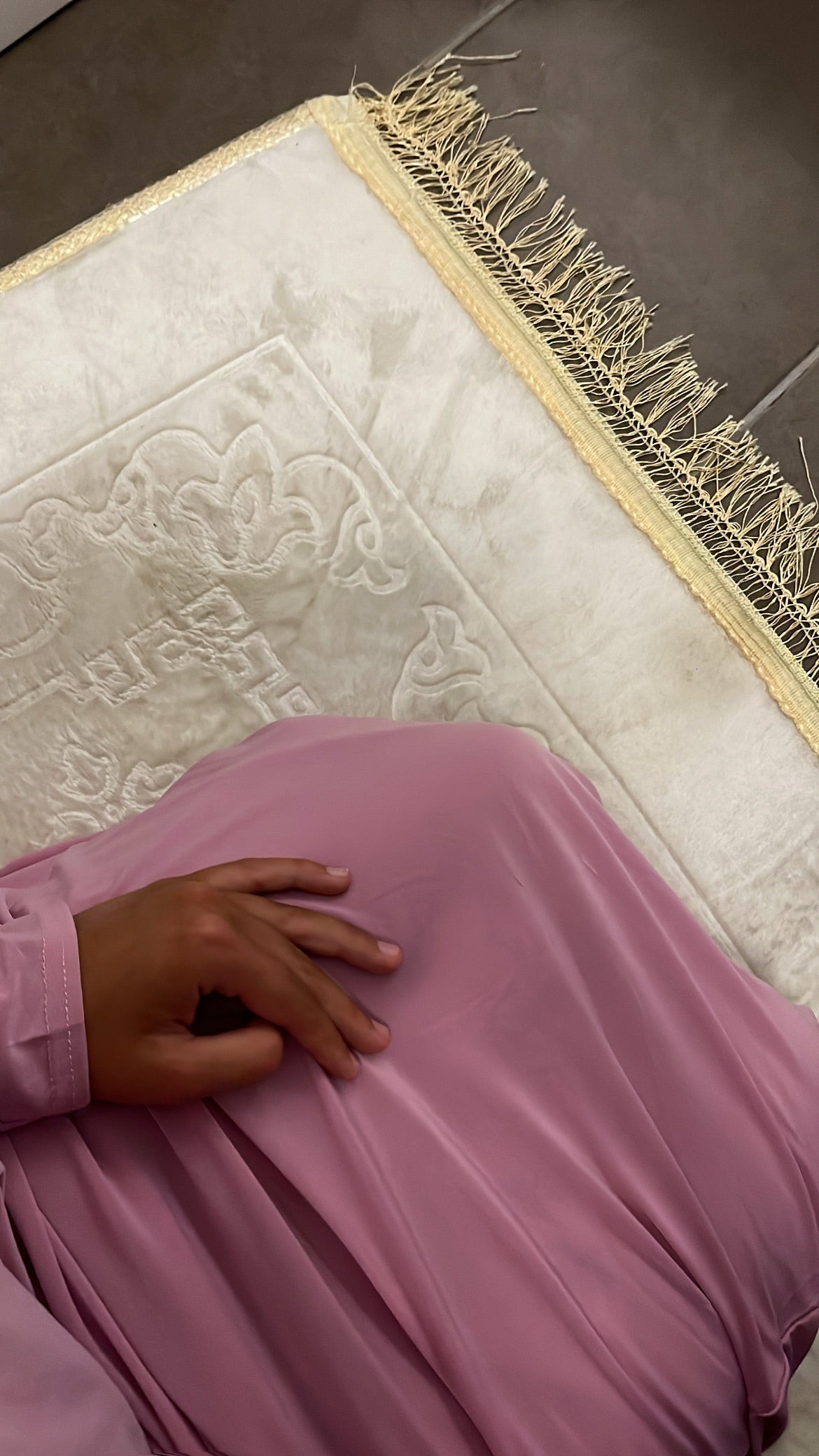 ENSEMBLE DE PRIÈRE ROSE