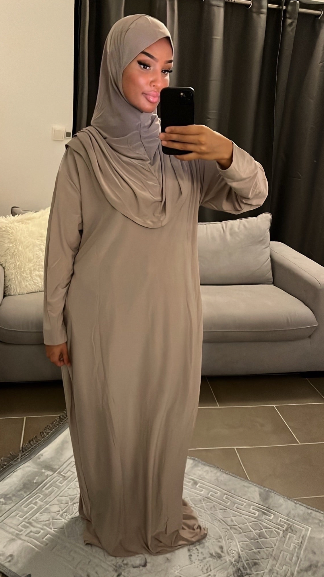 ENSEMBLE DE PRIÈRE TAUPE ROSÉ